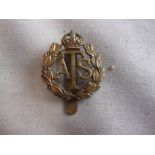 British WWII Auxiliary Territorial Service Corps Cap Badge