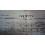 Map-Pickering Yorkshire-Ordnance Survey War Office Edition Map/National Grid, sheet 92, War Office