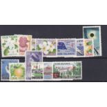 Cook Islands 1967-Decimal currency over prints, SG205-218 u/m, part set Cat value £75+