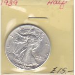 USA 1939-Half Dollar EF