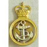 British Modern Petty Officers Beret Badge (Staybright, slider)