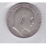 Great Britain 1906-Edward VII Florin, good fine, clear date.