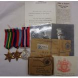 Medals-WWII Trio, 1939-45 Star, Pacific Star and 1939-45 medal to C/Sgt H.A. Bagshaw in Infantry