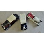 Vintage Cars (3) unboxed in good condition