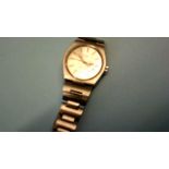 Jewellery-Wrist Watch Stainless Steel 21 Jewel Rotary Wrist Watch, with date window