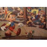 Puzzle-Walt Disney-Disneyland Puzzle size 14" x 9.1/2", 200 pieces with box