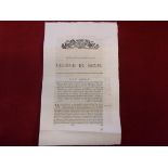 George III Parliamentary Act relating to licenses of ships by the Lords of the Admiralty, 22nd