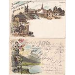 Switzerland 1896-Chromo Exposition Natonale Suisse Geneve 1896, unused, pub Guggenheim, Zurich '