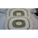 Serving Plates-Spode (2)-Provence Y2843, Bone china made in England