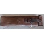 British WWII Clinometers Mark VI Original Leather Case, in good condition, missing contents