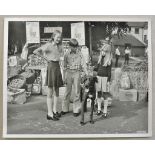 Scene Photograph: The Copter Kids, 1976, 11" x 8.5". Starring Vic Armstrong, Michael Balfour and