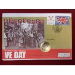 British 2005 60th Anniversary of 'VE Day' with The liberation of Europe £2 coin and information