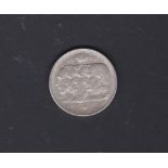 Belgium 1950-100 Francs-Belgique EF/AUNC Silver, KM 138.1
