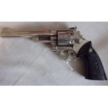 Smith and Wesson .44 Magnum replica, made Kokusai Sangyo, missing part of the cocking mechanism,