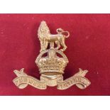 Royal Marine WWI/II NCO Band Music Pooch-Per mare Per Terram, a large badge (brass. Lugs)