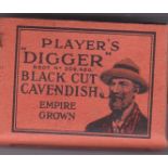 Player's Black Cut Cavendish Empire grown tobacco 1/2oz vintage tobacco packet