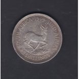 South Africa 1949-Five Shillings, KM40.1 EF