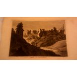 Vintage Print - Castle Acre-Norfolk, Oct 1784 - by S Hooper