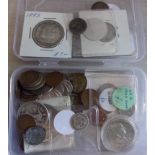 USA-Range of mints includes 1875 Dime, 1893 Half Dollar(Colombian), several carded items others