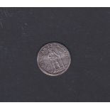 Germany (Brunswick Wolfenbuttel) 1761 IBH 6 marieneroschen (1/16) Thaler KM872 VF slight bend,