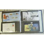 First Day Cover collection in a large album, Antarctica, Russia WWF, Concord etc (40+)