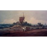 Print-Thomas Lound 1802-1861- View Norwich - framed 17 x 13