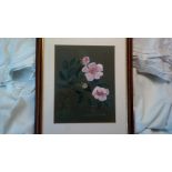 Painting-Flowers' by Eva Chapman 1978, Beautifully painted framed 10.1/2 x 12.1/2