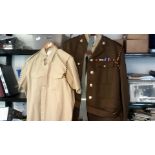 Royal Corp Stg 2 Dress Complete with shirts, shoes size 9, Barge, Badges with (2) vol M.M.Law