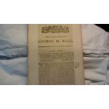 George III Parliamentary Act concerning The Most Noble Augustus Henry Duke of Grafton, 3rd July 1806