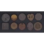 Token + Tickets - small interesting range (10) various metals