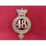 British The 48th (Northamptonshire) Regiment of Foot Victorian OR's Glengarry badge