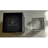 Crystal Impressions - cut glass paperweight of Churchill in original box
