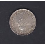 South Africa 1652-1952-Five Shillings, GEF/AUNC KM 40.2
