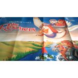 Poster-Walt Disney-The Rescuers' crease folds, some wear 30" x 38"
