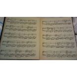 German 1930's 'FR. Chopin Nocturnes' music sheet book. Universal-Edition Aktiengesellschaft, Wien-