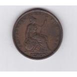 Great Britain 1834-William III Penny, good fine,S3845