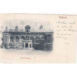 Oxford Oriel College-used 1902 (Jan) nice clean card