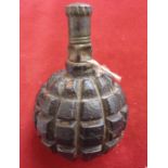 German WWI Model 1913 Kugel hand grenade (Kugelhandgranate) with rare ignition igniter fuse, made