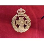 Rifle Brigade (The Prince Consorts Own) Officers Helmet Plate 1880-1895 K&K: 1571 (Brass, lugs)