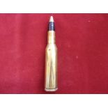 French WWII 25mm Hotchkiss APHE Round with brass fuse, shorter case, possible Anti Air variant.