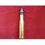 American WWII 37mm M16 Gun Armour Pricing round, painted '37G Shot AP TM74, case dated 1942.