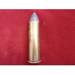 British WWI 1 inch Aiming Tube, used for sub-calibre training.  This used the same case as the