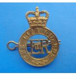 The Life Guards EIIR Cap Badge (Brass, lugs) EB31