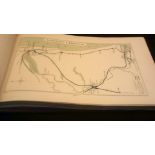 Book-Map book in Brampton Patent Instantaneous Binder-1939-Book of Railway Junction Diagrams-some