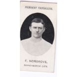 Taddy & Co Prominent Footballers (With Footnote)1908 Manchester City F Norgrove g/vg