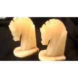 Vintage Book End's - A pair of vintage Onyx Horse book ends-nice condition