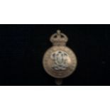 7th (Queen's Own) Hussars WWII Other Ranks Cap Badge (Bi-metal), two lugs. An excellent badge.