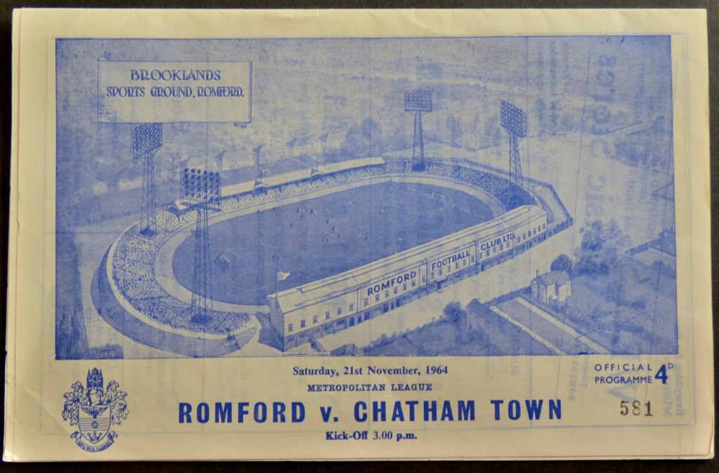 Romford v Chatham Town 1964