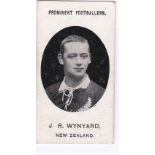 Taddy & Co Prominent Footballers (No Footnote)1907 New Zealand J R Wynyard g/vg
