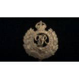 Royal Engineers WWII Cap Badge (Brass), Slider.